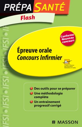 Beispielbild fr Flash preuve orale - Concours infirmier zum Verkauf von Ammareal