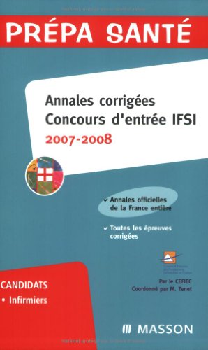 9782294701832: Annales corriges Concours d'entre IFSI