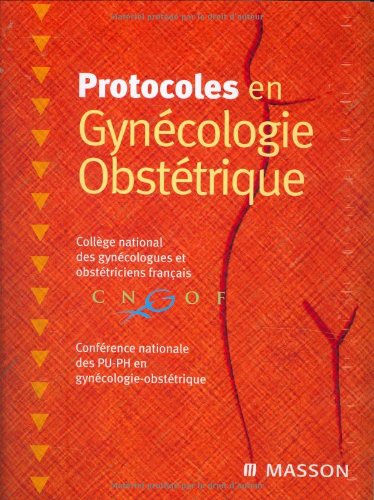 Stock image for Protocoles en gyncologie-obsttrique for sale by medimops