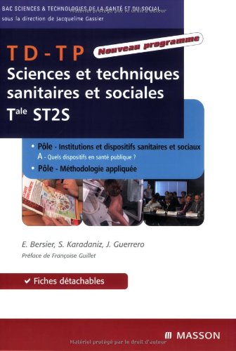 Stock image for Td-tp sciences et techniques sanitaires et sociales - tal st2s (1) for sale by Chapitre.com : livres et presse ancienne