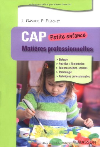 Imagen de archivo de Matires professionnelles : CAP Petite enfance a la venta por Ammareal