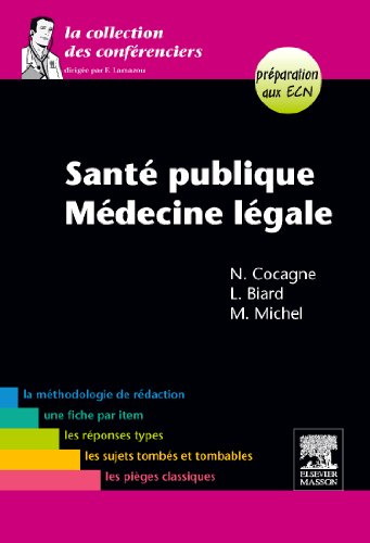 Stock image for Sant publique-Mdecine lgale for sale by Ammareal