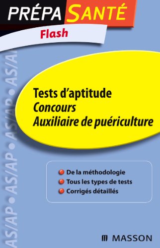 Beispielbild fr Flash tests d'aptitude concours auxiliaire de puriculture zum Verkauf von Ammareal