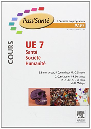 Stock image for UE 7 - Sant - Socit - Humanit Cours for sale by Ammareal
