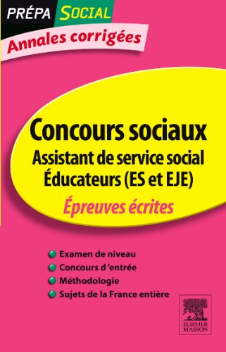 Stock image for Concours Sociaux Assistant De Service Social, ducateurs Es Et Eje : preuves crites for sale by RECYCLIVRE