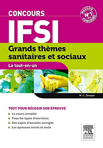 Imagen de archivo de Grands thmes sanitaires et sociaux Concours IFSI a la venta por Ammareal