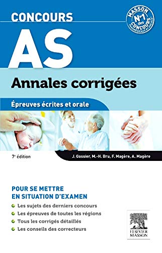 Beispielbild fr Annales corrigs concours AS zum Verkauf von Ammareal