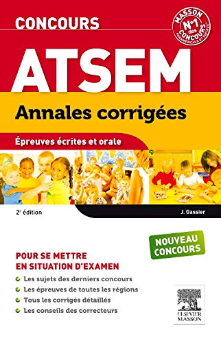 Imagen de archivo de Annales corriges Concours ATSEM 2E a la venta por medimops