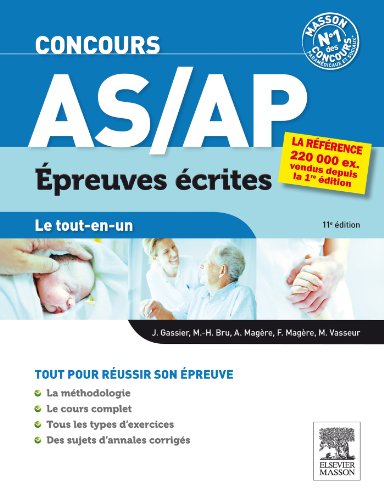 Beispielbild fr Concours AS/AP preuves crites Le tout-en-un zum Verkauf von EPICERIE CULTURELLE