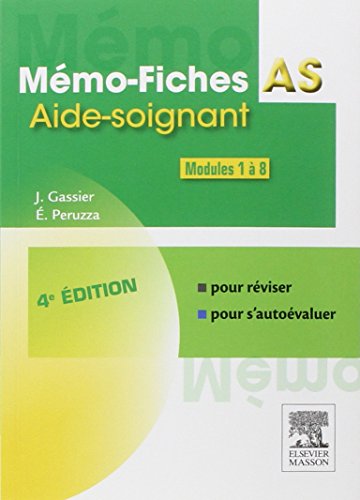 9782294734359: Mmo-Fiches AS - Modules 1  8: Aide-soignant