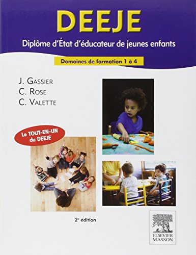 Imagen de archivo de DEEJE. Diplme d'tat d'ducateur de jeunes enfants: Domaines de formation 1  4 a la venta por Ammareal