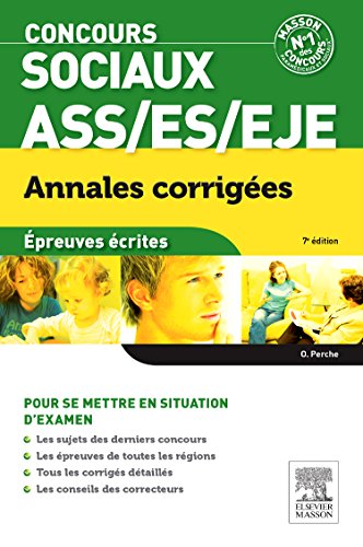 Stock image for Concours sociaux ASS, ES, EJE - Annales corriges: preuves crites for sale by Ammareal