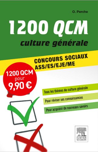 Beispielbild fr 1 200 QCM Culture gnrale Concours sociaux zum Verkauf von Ammareal