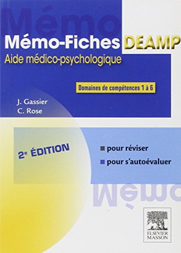 Imagen de archivo de Mmo-fiches DEAMP: Aide mdico-psychologique a la venta por Ammareal