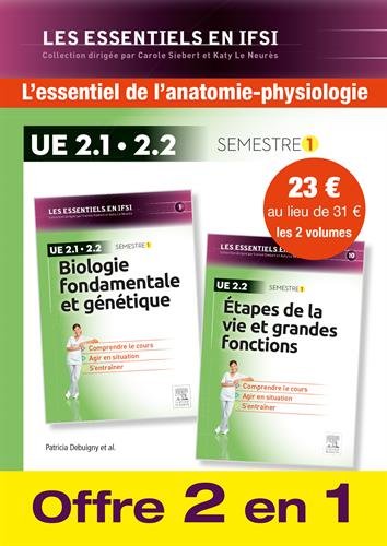 9782294746376: Pack : Biologie fondamentale et gntique + Etapes de la vie et grandes fonctions: Units d'enseignement 2.1 et 2.2 - Semestre 1