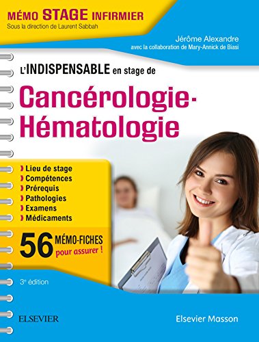 Imagen de archivo de L'indispensable en stage de cancrologie - hmatologie a la venta por Ammareal