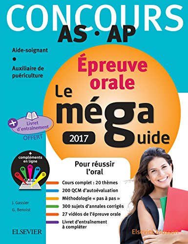 Beispielbild fr Mga Guide ORAL 2017 Concours Aide-soignant et Auxiliaire de puriculture: Avec 27 vidos de l'oral et livret d'entranement zum Verkauf von medimops