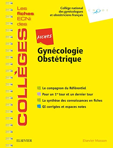 Stock image for Fiches Gyncologie-Obsttrique: Les fiches ECNi et QI des Collges for sale by Ammareal