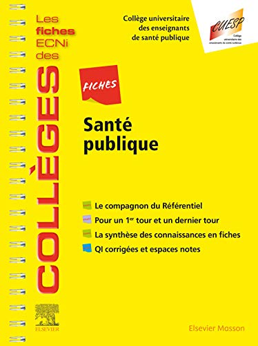 Stock image for Fiches Sant publique: Les fiches ECNi et QI des Collges for sale by medimops