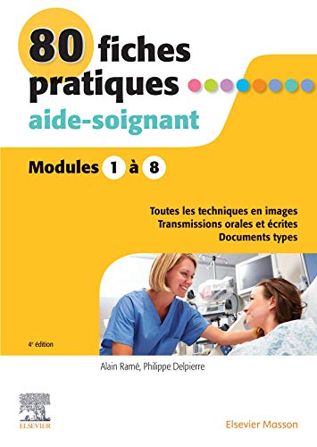 Stock image for 80 fiches pratiques aide-soignant: Ttes Les Techn En Images Video for sale by medimops
