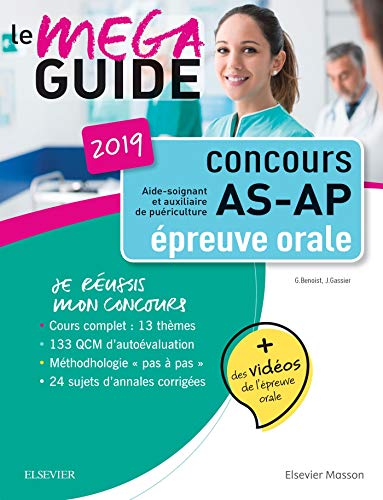 Imagen de archivo de Mga Guide Oral AS/AP 2019 Concours Aide-soignant et Auxiliaire de puriculture: Avec 20 vidos de situations d'examen et livret d'entranem a la venta por Ammareal