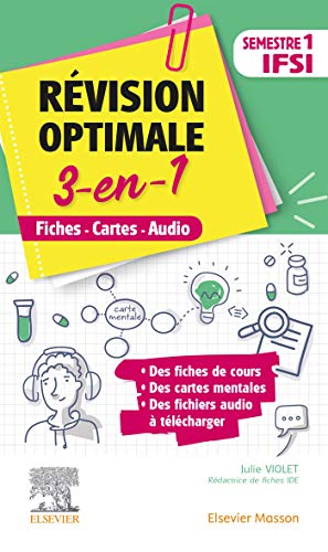 Stock image for Rvision optimale 3 en 1: Fiches-Cartes-Audio _ Semestre 1 IFSI for sale by medimops
