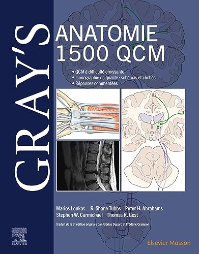 Stock image for Gray's Anatomie - 1 500 QCM [FRENCH LANGUAGE - Soft Cover ] for sale by booksXpress