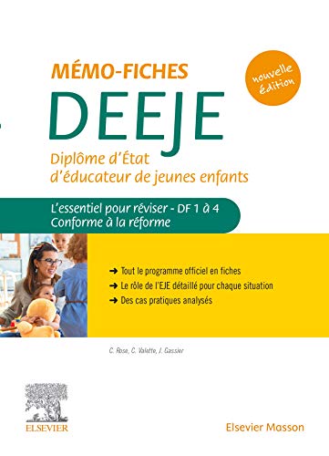 9782294768361: Mmo-Fiches DEEJE - Diplme d'tat d'ducateur de jeunes enfants: L'essentiel pour rviser DF1  4. Conforme  la rforme (French Edition)