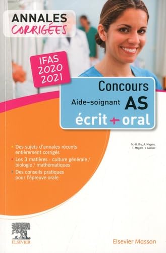 Imagen de archivo de Concours Aide-soignant - Annales corriges - IFAS 2020: Ecrit et Oral a la venta por Ammareal