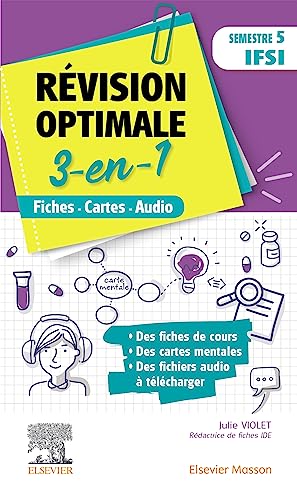 Stock image for Rvision optimale 3 en 1 _ Semestre 5 IFSI: Fiches-Cartes-Audio for sale by medimops