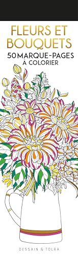 9782295015402: Fleurs et bouquets - 50 marque-pages  colorier