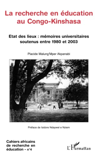 Beispielbild fr La recherche en ducation au Congo-Kinshasa zum Verkauf von BuchWeltWeit Ludwig Meier e.K.