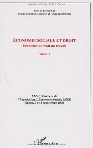 Stock image for conomie sociale et droit for sale by Chapitre.com : livres et presse ancienne