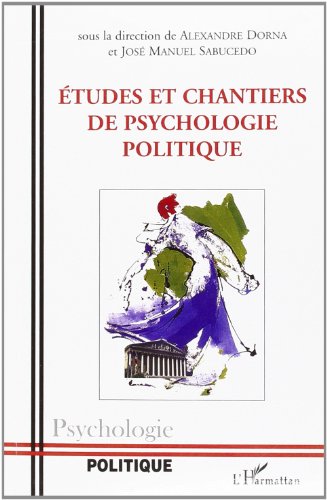 Imagen de archivo de Etudes et chantiers de psychologie politique a la venta por Gallix