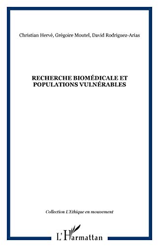 Imagen de archivo de Recherche biomdicale et populations vulnrables a la venta por Ammareal