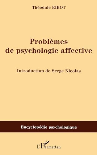 Beispielbild fr Problmes de psychologie affective (French Edition) zum Verkauf von Gallix