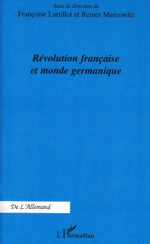 Stock image for Rvolution franaise et monde germanique for sale by Gallix