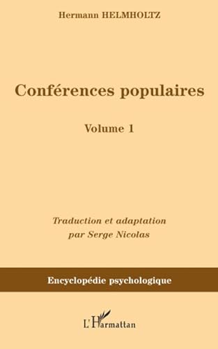 Beispielbild fr Confrences populaires: Volume 1 zum Verkauf von Gallix