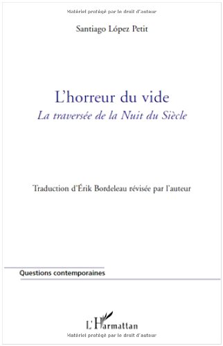 Beispielbild fr L'horreur du vide zum Verkauf von Chapitre.com : livres et presse ancienne