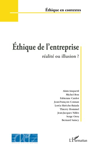 Beispielbild fr thique de l'entreprise zum Verkauf von Chapitre.com : livres et presse ancienne