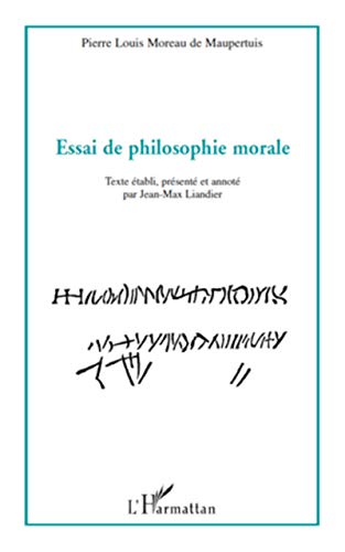 Stock image for Essai de philosophie morale (French Edition) for sale by GF Books, Inc.