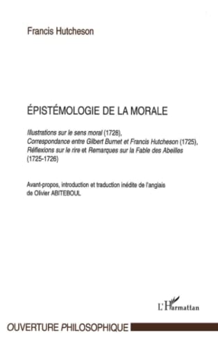 Beispielbild fr Epistmologie de la morale (French Edition) zum Verkauf von Gallix