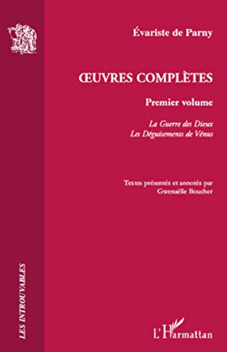 Beispielbild fr Oeuvres Compltes: Premier volume (French Edition) zum Verkauf von Gallix