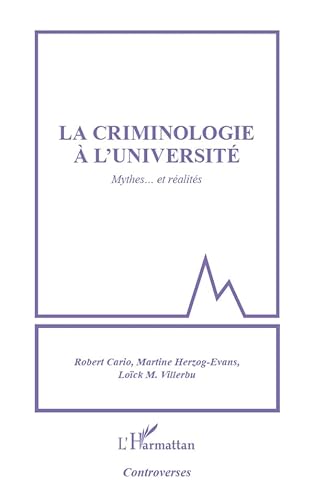 Beispielbild fr Criminologie  l'universit zum Verkauf von Gallix