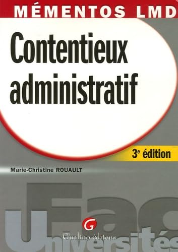 Stock image for Contentieux administratif for sale by Ammareal