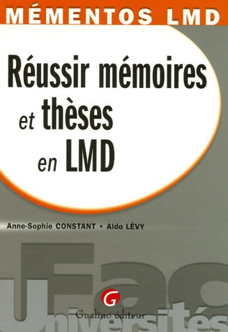 9782297001984: Russir mmoires et thses en LMD