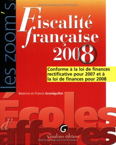 Beispielbild fr Fiscalit franaise zum Verkauf von Ammareal