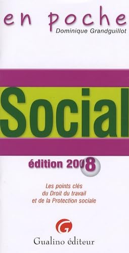 Stock image for Social Grandguillot, Dominique for sale by BIBLIO-NET