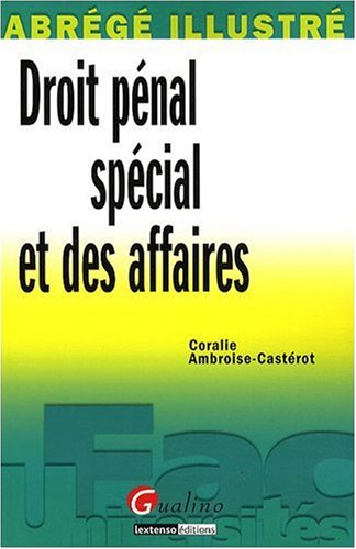 Stock image for Droit pnal spcial et des affaires for sale by Ammareal