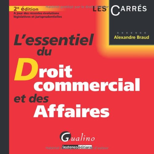 Stock image for L'essentiel du droit commercial et des affaires for sale by Ammareal